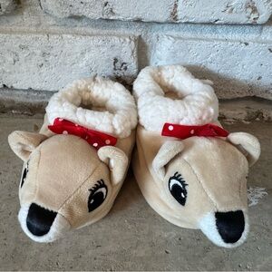 Rudolph the Red- Nosed Reindeer Clarice Slippers 12-24month